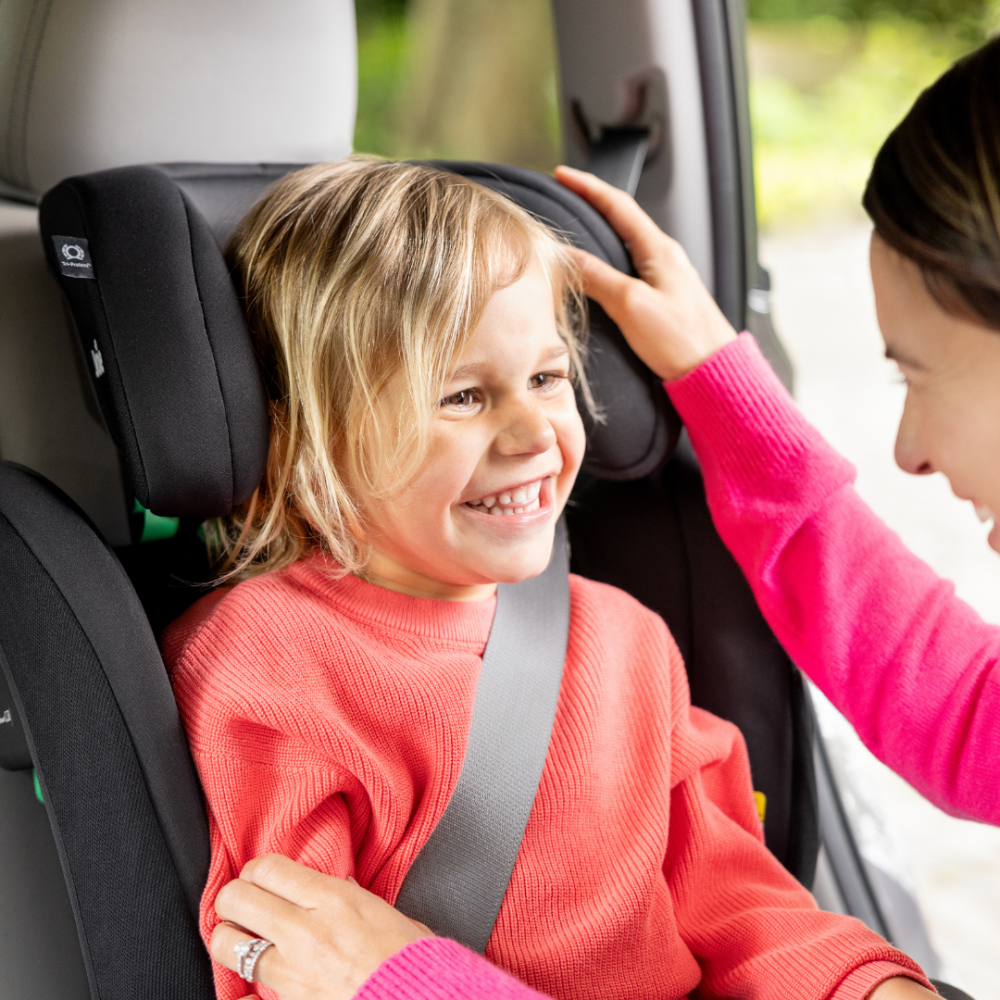 Scaun auto Joie Elevate R129 Midnight Air Mesh 76-150 cm, certificat R129, tetiera reglabila - 7