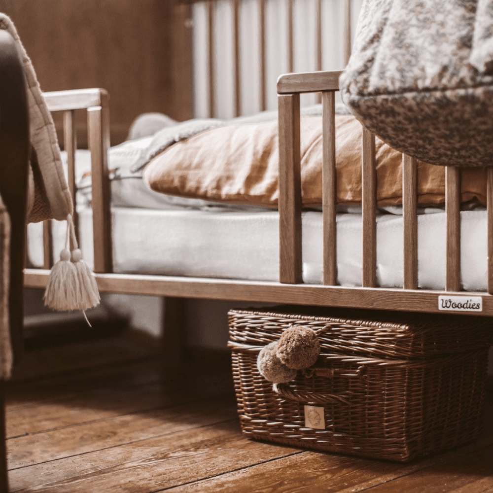 Latura deschisa Woodies pentru patut noble vintage 120x60 cm - 4