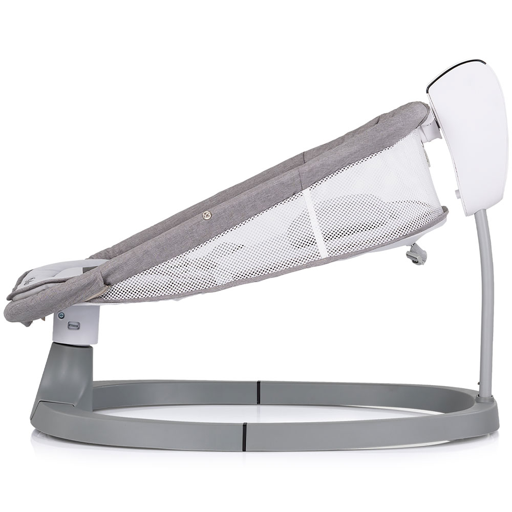 Leagan electric pentru copii Chipolino Lambada Cloud cu telecomanda, functie de scaun, sezut reglabil, plasa anti-insecte - 4