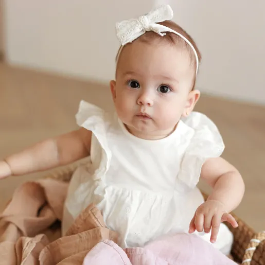 Muselina multifunctionala din bumbac organic 120x120 cm Onino Hug.me Warm peach - 3