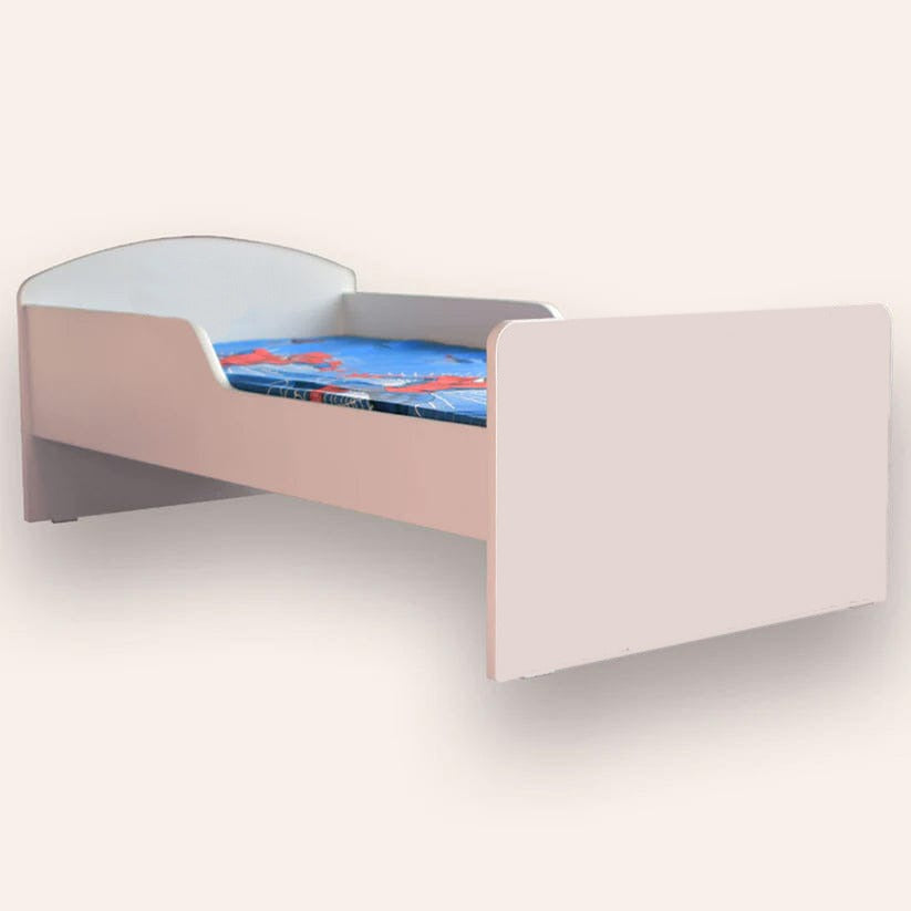 Pat pentru copii alb, cu saltea, 2-12 ani, 160x80 cm - 1