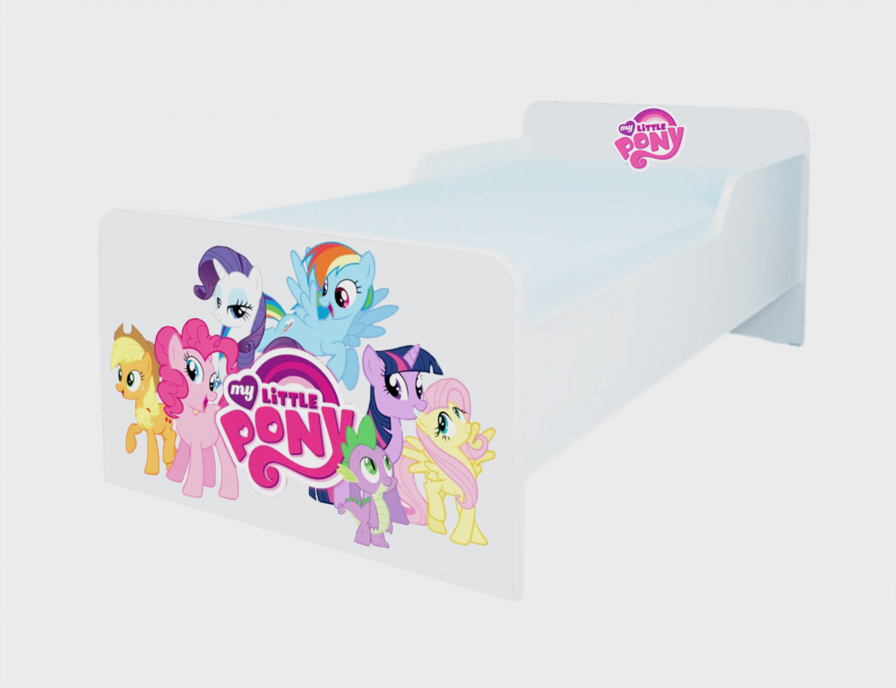 Pat pentru copii My Little Pony, 2-6 ani, 130x60 cm - 1