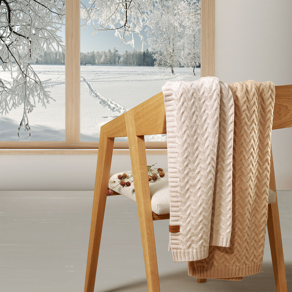 Paturica pentru copii Babyono Maro din lana merinos - 4