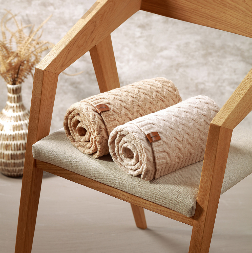 Paturica pentru copii Babyono Maro din lana merinos - 6