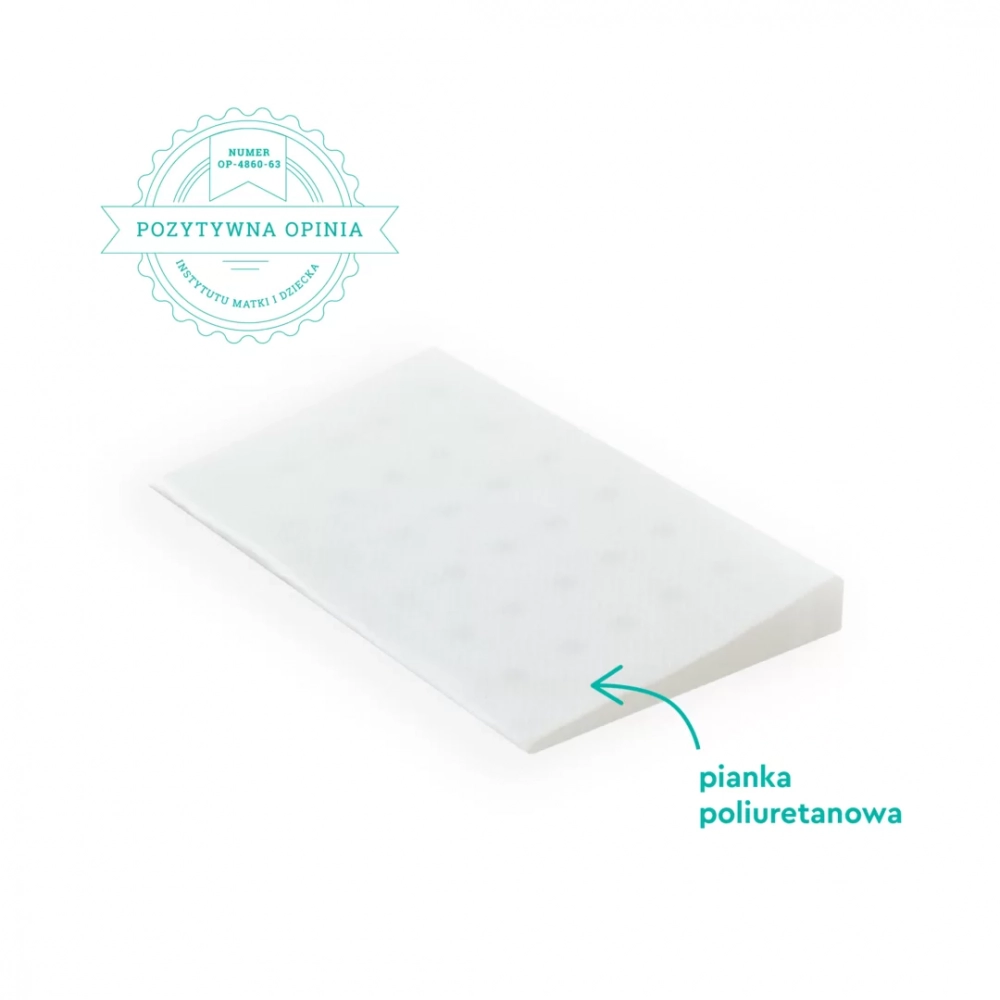 Perna plan inclinat pentru bebelusi Woodies anti-reflux 60x40 cm - 4