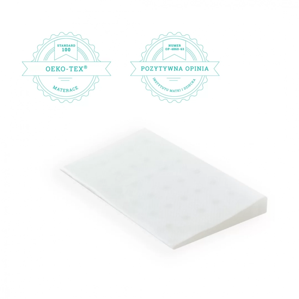 Perna plan inclinat pentru bebelusi Woodies anti-reflux 60x40 cm - 5