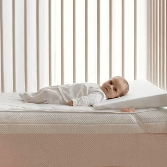 Perna plan inclinat pentru bebelusi Woodies anti-reflux 60x40 cm - 2