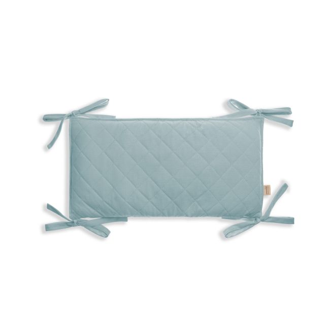 Protectie laterala pentru patut 60 cm catifea Sage Green - 2