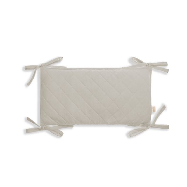 Protectie laterala pentru patut 60 cm catifea Sand - 2