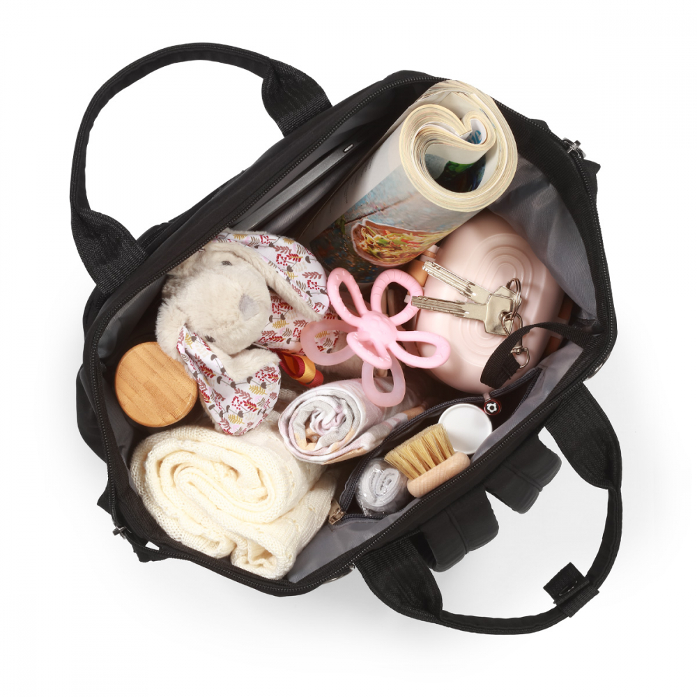 Rucsac pentru mamici Babyono Modern Stile Negru - 9