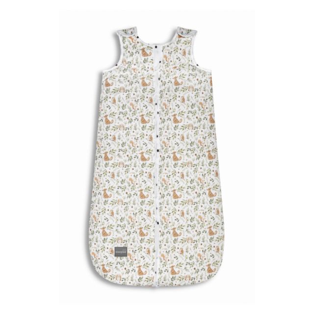 Sac de dormit din bumbac 0-24 luni Grow with me Forest Ivory Sleepee 2,5 Tog - 2