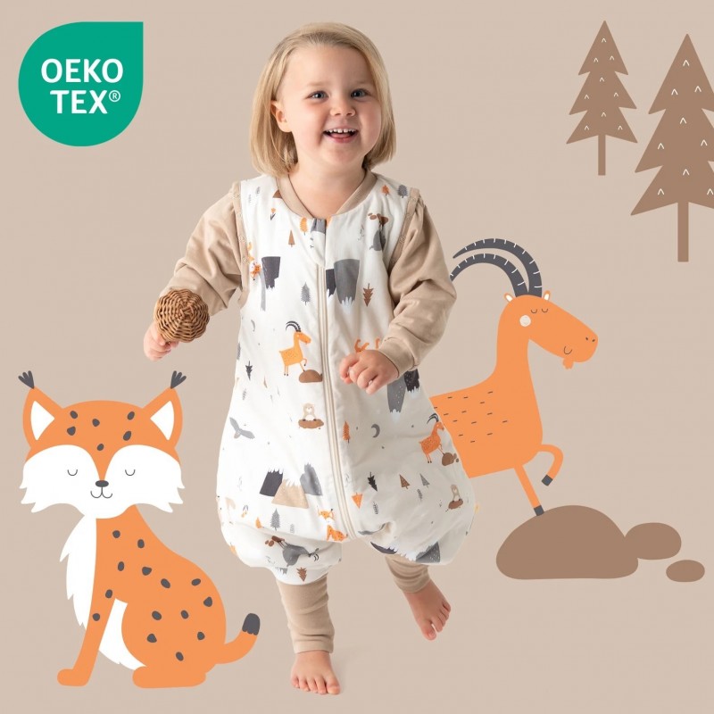 Sac de dormit cu picioruse si maneca lunga detasabila Mountain Animals 50 cm + manseta 1.0 Tog - 1