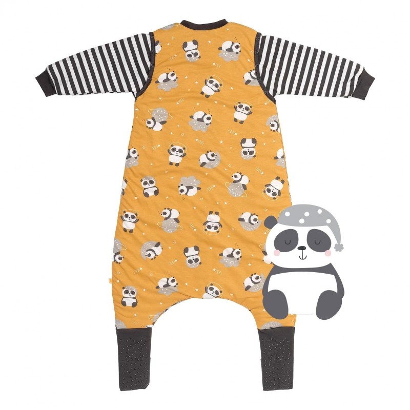 Sac de dormit cu picioruse si maneca lunga detasabila Panda 100 cm + manseta 1.0 Tog - 2
