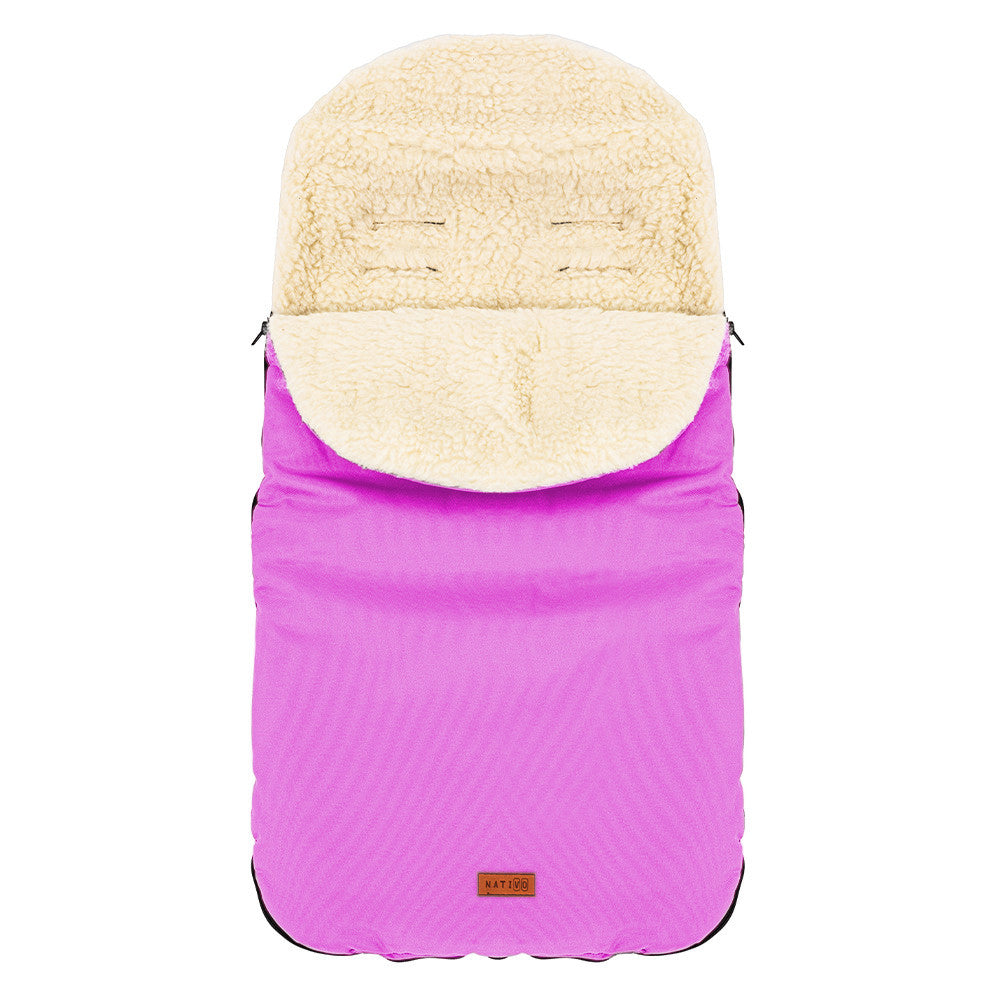 Sac de iarna de lana impermeabil Nativo Winter 85x40 cm Roz - 1