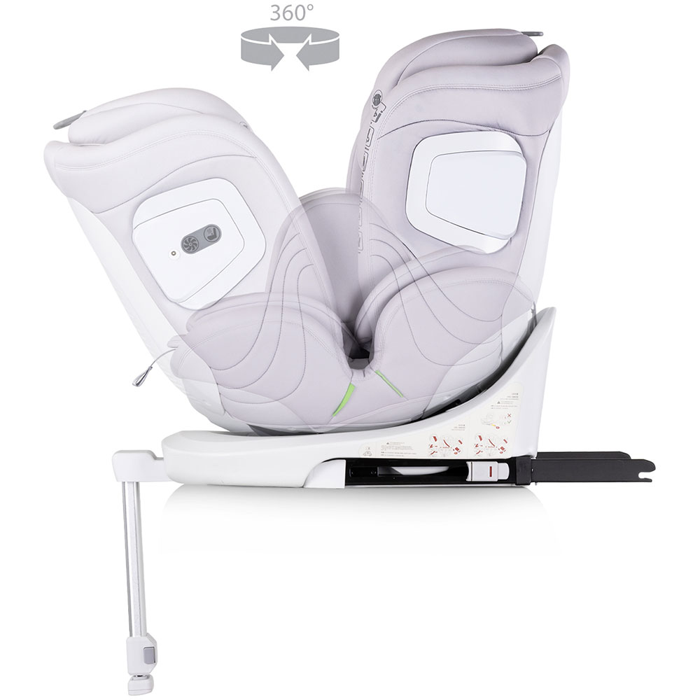Scaun auto pentru copii Chipolino Clima Air Cloud I-Size 40-150 cm cu sistem isofix si sezut rotativ - 4