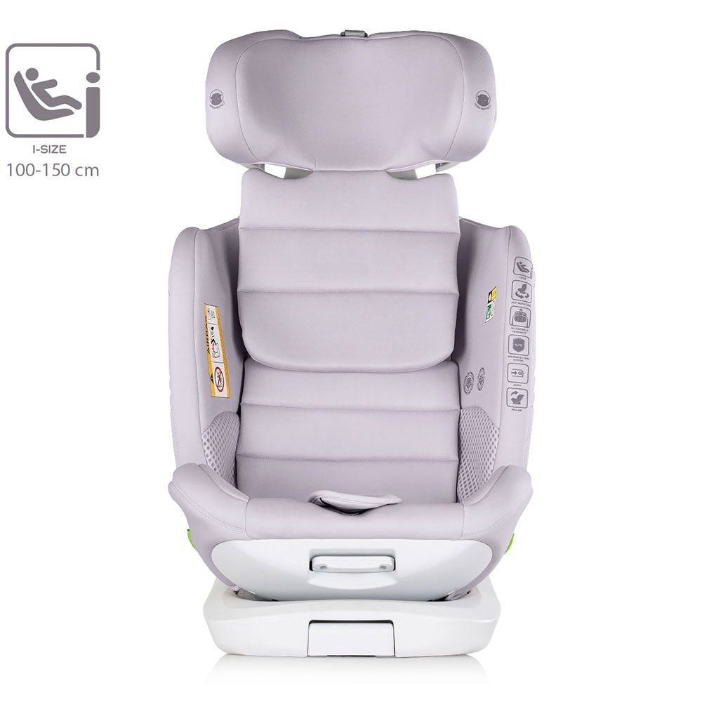 Scaun auto pentru copii Chipolino Clima Air Cloud I-Size 40-150 cm cu sistem isofix si sezut rotativ - 6