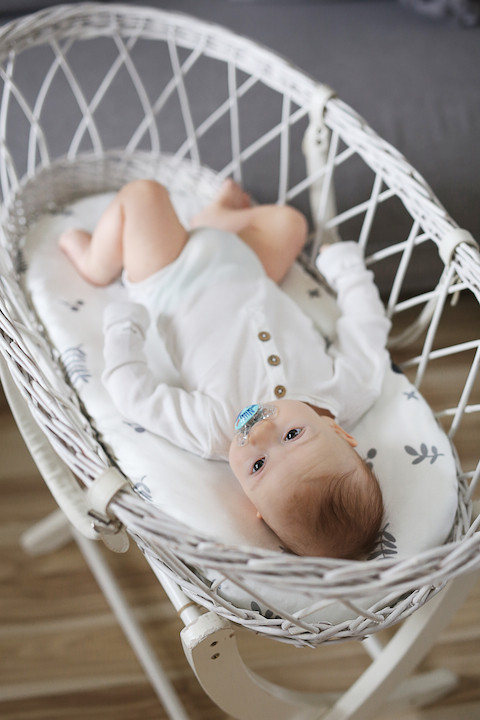 Set 2 cearsafuri cu elastic pentru landoucosulet bebe Bumbac Green ForestGri Sleepee - 2