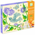 Atelier creativ de gravura pasiune pentru flori Djeco