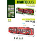 Autobuz cu frictiune, deschidere usi, lumini si sunete