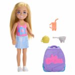 Papusica Barbie Chelsea cu rucsac pentru coacerea brioselelor