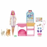 Set clinica veterinara Barbie you can be anything fast cast cu accesorii