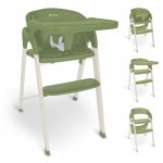 Scaun de masa 3 in 1 transformabil BabyGo Khaki