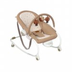 Balansoar pentru copii Jane Evolution Sesame, cu vibratii si melodii, bara de jucarii si spatar reglabil