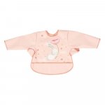 Baveta impermeabila cu maneci lungi Rabbit with Flower