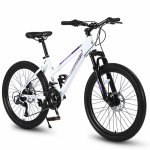 Bicicleta MTB Carpat One S26103 Alb, roti 26 inch, inaltime utilizator 150-165 cm, greutate suportata 120 kg