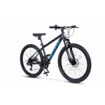 Bicicleta MTB Velors Rambler V26310A Negru/Albastru, roti 26 inch, inaltime utilizator 150-165 cm, greutate suportata 120 kg