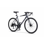 Bicicleta Carpat Adv C28300RG Gri/Alb, Cursiera/Cyclocross/Gravel, roti 28 inch, aluminiu 16 viteze, echipare A3-LTW00, frane disc