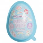 Bomba de baie efervescenta cu surpriza in interior albastra Martinelia 150g