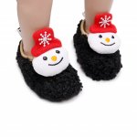 Botosei negri din blanita Omul de zapada 12-18 luni marime 21