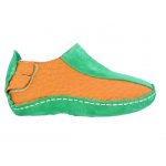 Botosei pentru copii Grady Nappa Portocaliu din piele naturala marime 26