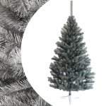 Brad artificial imperial grey 180 cm, 69 ramuri, 333 ace coroana bogata si uniforma
