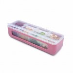 Cutie snack cu 4 compartimente Melii berry