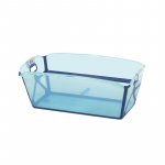 Cadita pentru bebelusi Jane Oasis Blue cu pliere ultra-compacta, doua manere, 68x42x26 cm