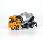 Camion betoniera de jucarie cu sasiu metalic free wheel DToys