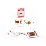 Carti de joc Poker din plastic DToys rosu