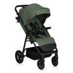 Carucior pentru copii Lionelo Iva Verde sport, sustine 22 kg, spatar reglabil, suspensii, maner ajustabil