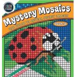 Carte de colorat pe numere MindWare mozaicuri misterioase