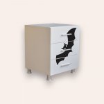 Comoda pentru copii CameraMagica Batman alb