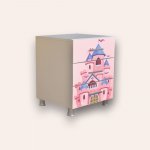 Comoda pentru copii CameraMagica Minnie roz