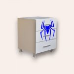 Comoda pentru copii CameraMagica Spiderman alb