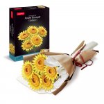 Puzzle 3D Cubic Fun buchet de floarea soarelui 180 piese
