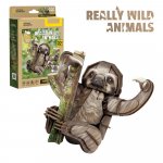 Puzzle 3D Cubic Fun animale salbatice lenes cu trei degete 52 piese National Geographic