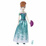 Papusa Disney Frozen spin and reveal Anna cu evantai