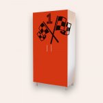 Dulap pentru copii CameraMagica Cars Race rosu