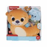 Jucarie senzoriala Fisher Price  2 in 1 tummy time vidra pentru bebelusi