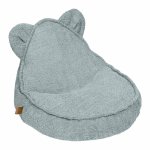 Fotoliu tip puf pentru copii MeowBaby Teddy sako bag fresh mint